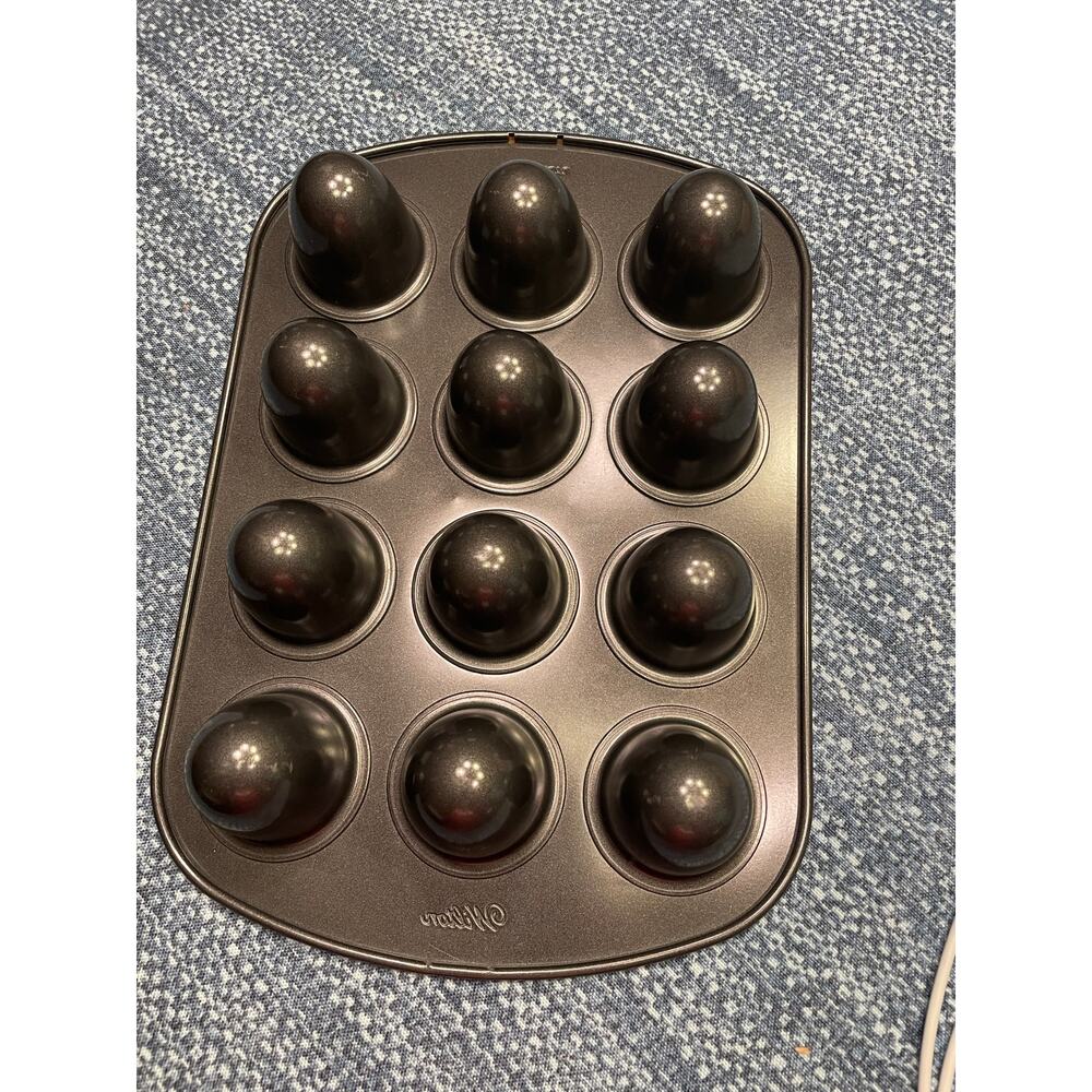 Wilton Non Stock 12 cavity cake brownie pops bombs egg bites molds